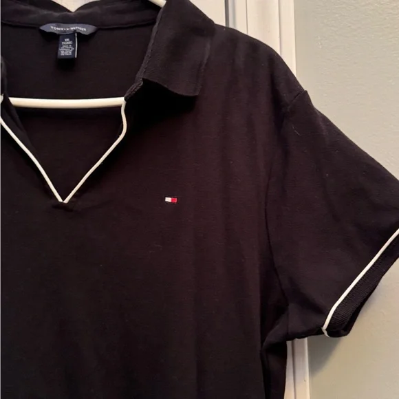 Tommy Hilfiger Black and White Polo Dress - Picture 2 of 3